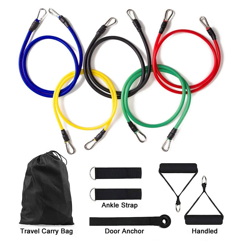 MuscleForge Resistance Bands Kit for Versatile Workouts