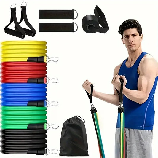 MuscleForge Multi-Functional Resistance Band Set