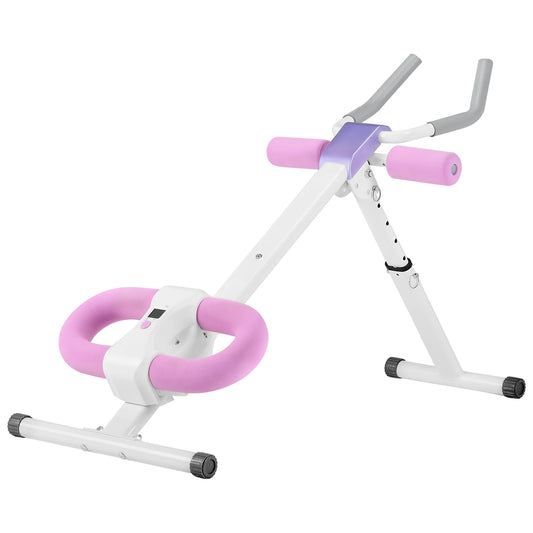 MuscleForge AB Workout Machine- Foldable Ab Cruncher with 440 lbs Capacity for Core & Strength Training at Home