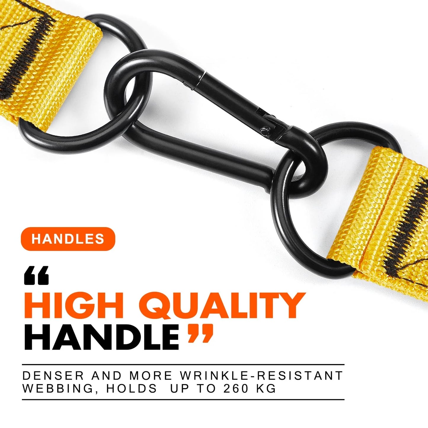 Gym Exercise Handles, Replacement Handle Attachments, Resistance Band and Strength Trainer for Pilates, Yoga, Strength Trainer, Pull down Home Gym