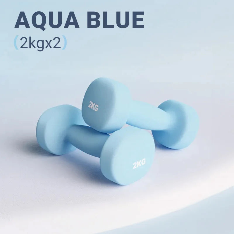 Women Dumbbells Fitness Household Equipment Colour Fitness Strength Exercise at Home Gym Equipment