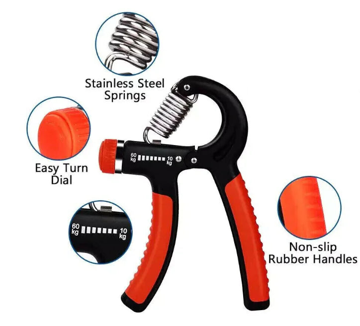 MUSCLEFORGE Hand Grip Strength Power Trainer